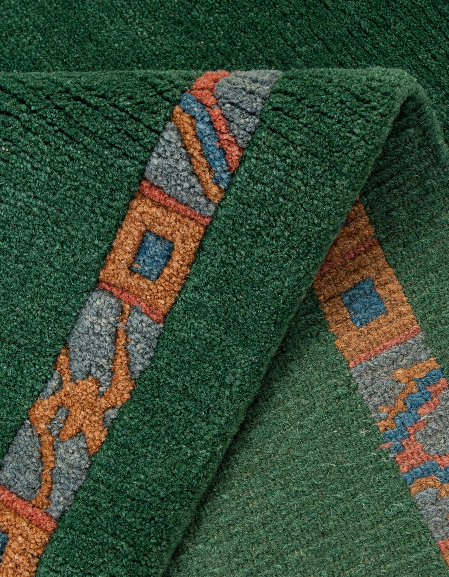 80cm x 145cm anudado a mano Tibet Alfombra Lana