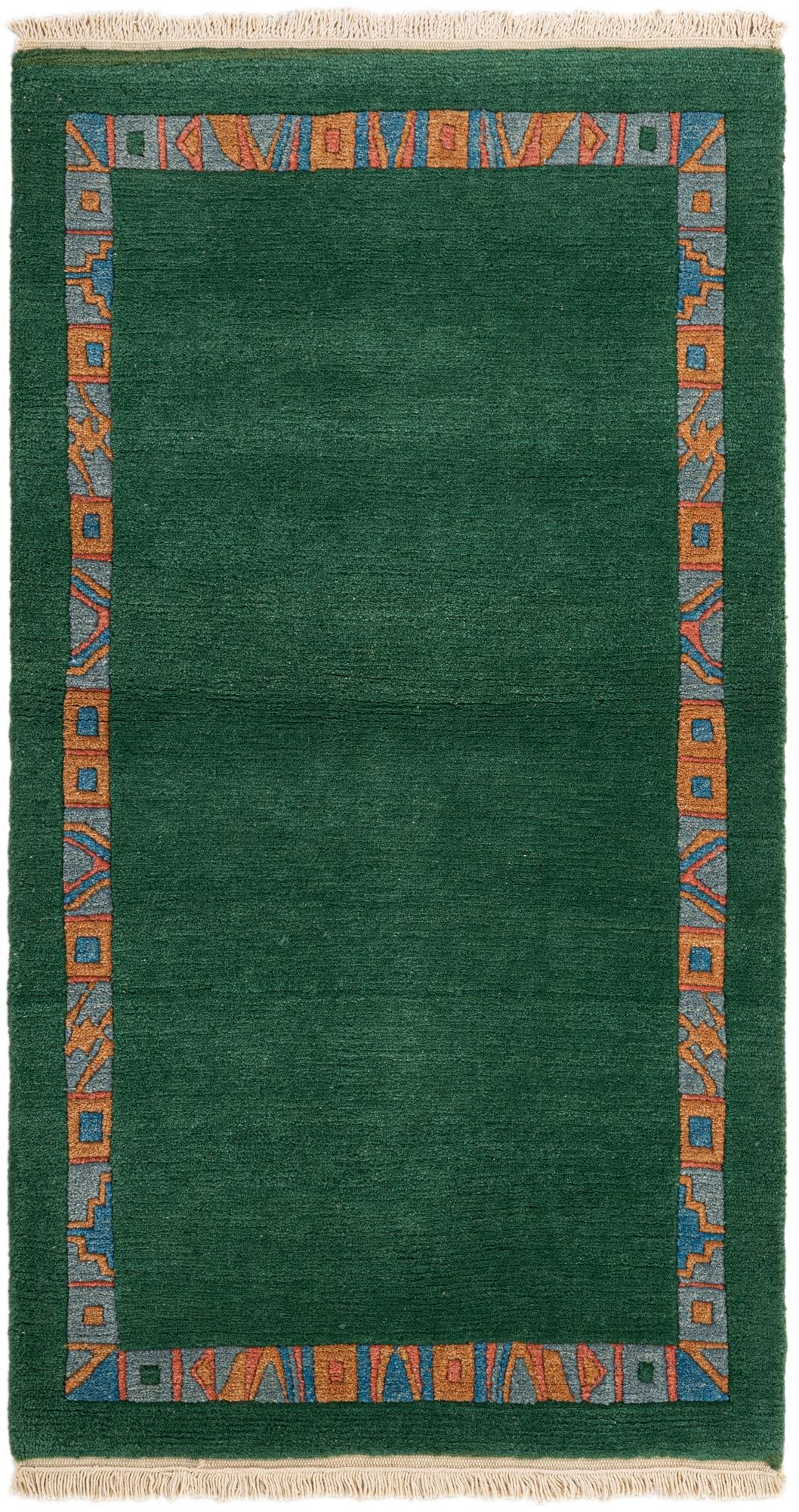 80cm x 145cm anudado a mano Tibet Alfombra Lana
