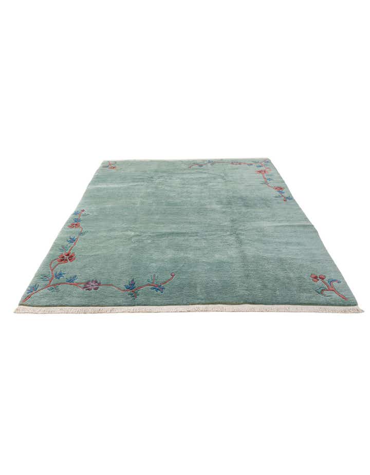 6' 8 x 9' 7 Hand Knotted Tibet Wool Rug