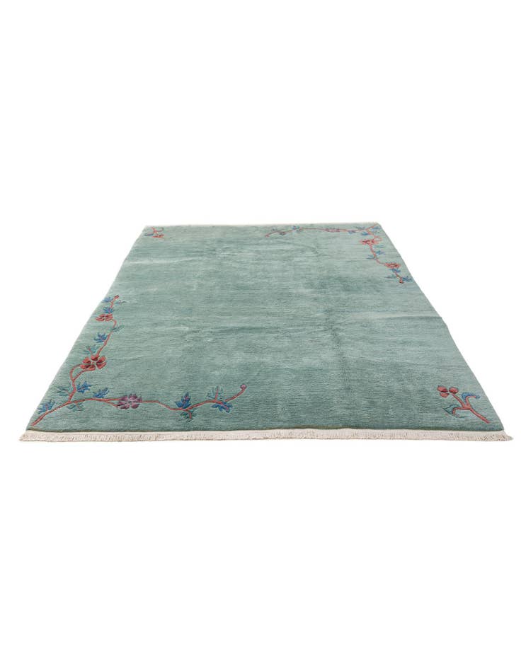 Detail image of 6' 8 x 9' 7 Hand Knotted Tibet Wool Rug