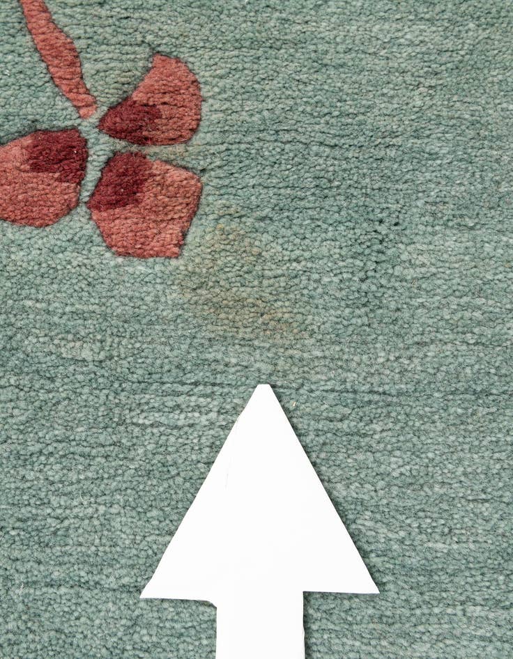 Detail image of 6' 8 x 9' 7  Hand Knotted Tibet Wool Rug