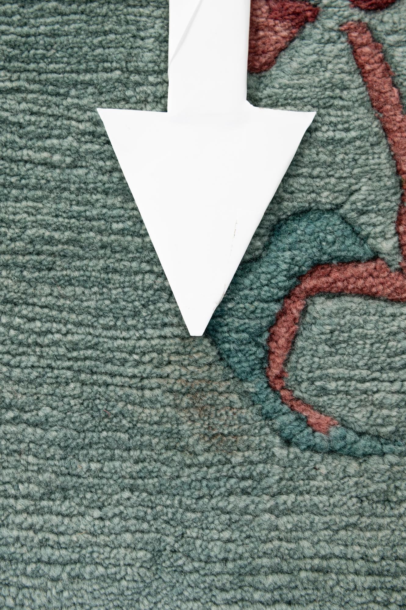 6' 8 x 9' 7 Hand Knotted Tibet Wool Rug