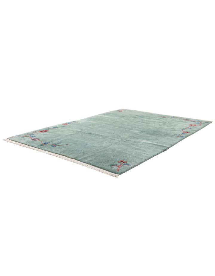 6' 8 x 9' 7 Hand Knotted Tibet Wool Rug