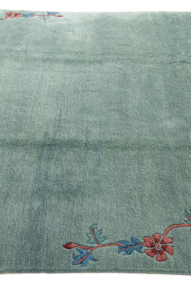 6' 8 x 9' 7 Hand Knotted Tibet Wool Rug