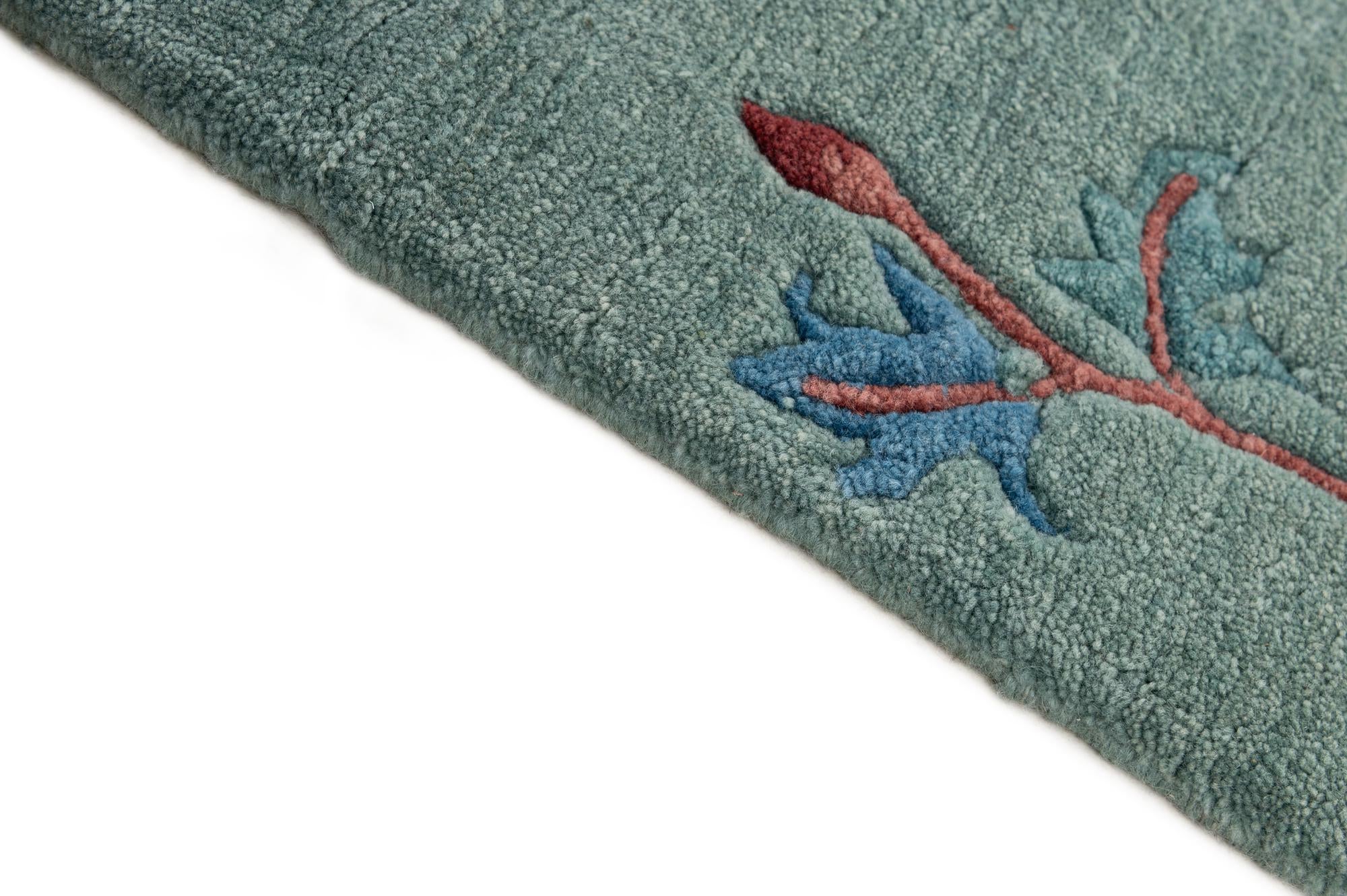 6' 8 x 9' 7 Hand Knotted Tibet Wool Rug