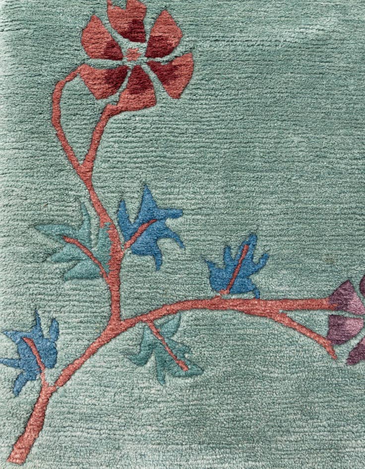 Detail image of 6' 8 x 9' 7  Hand Knotted Tibet Wool Rug