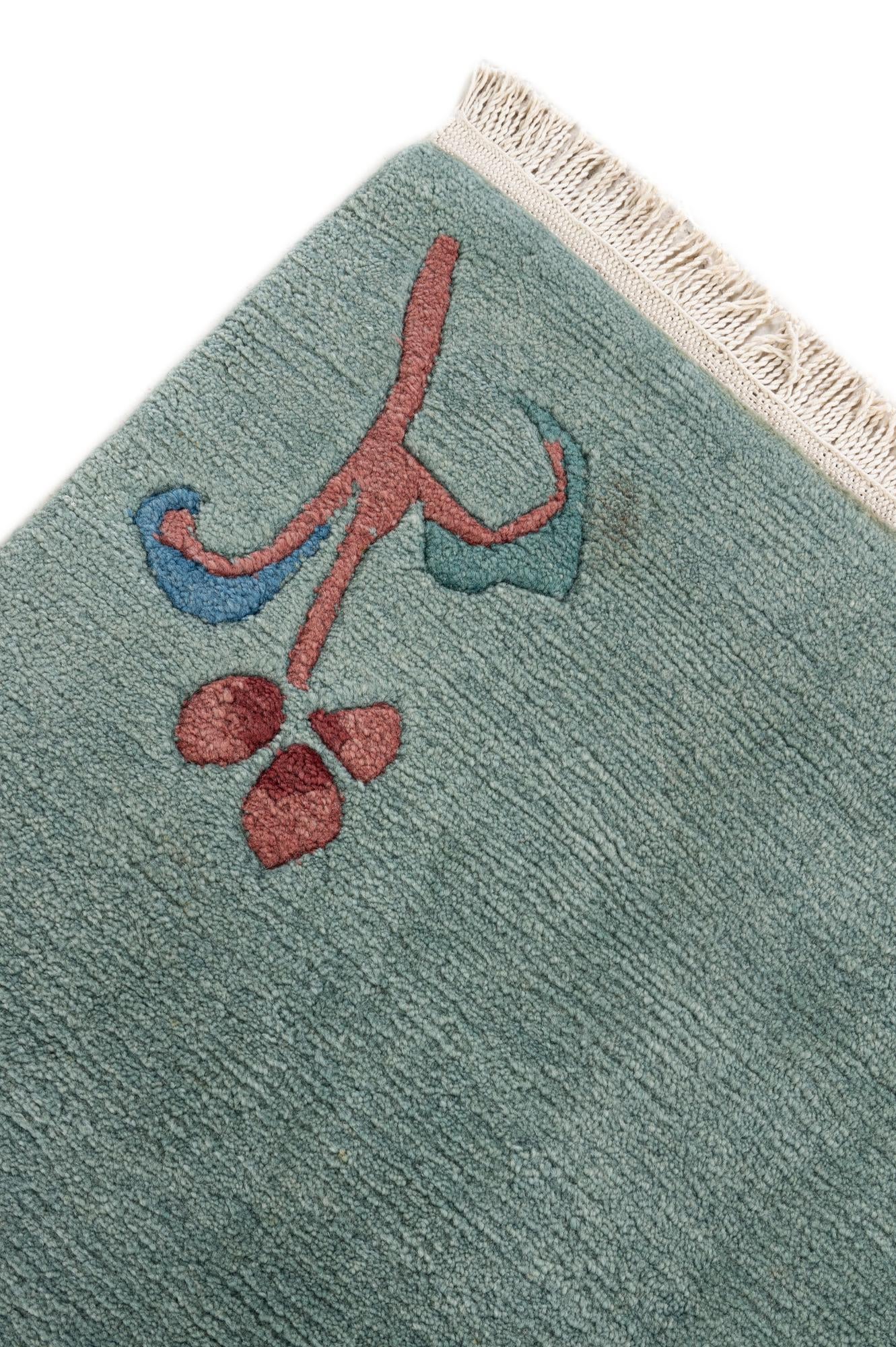 6' 8 x 9' 7 Hand Knotted Tibet Wool Rug