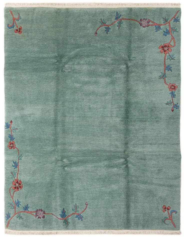 Detail image of 6' 8 x 9' 7 Hand Knotted Tibet Wool Rug
