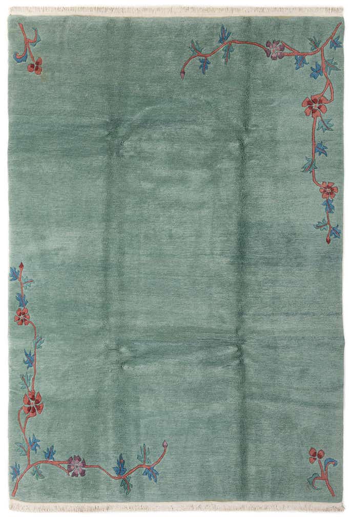 6' 8 x 9' 7 Hand Knotted Tibet Wool Rug
