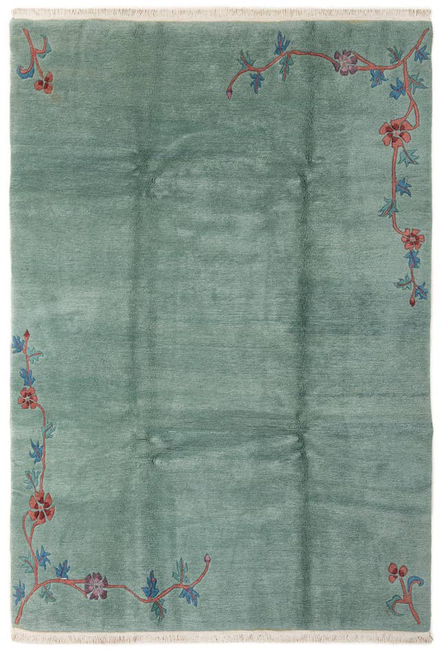 Detail image of 6' 8 x 9' 7 Hand Knotted Tibet Wool Rug
