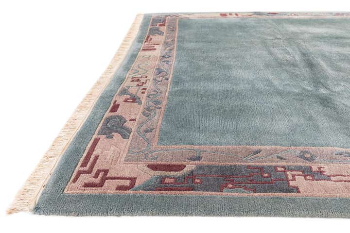 8' 3 x 11' 9 Hand Knotted Tibet Wool Rug