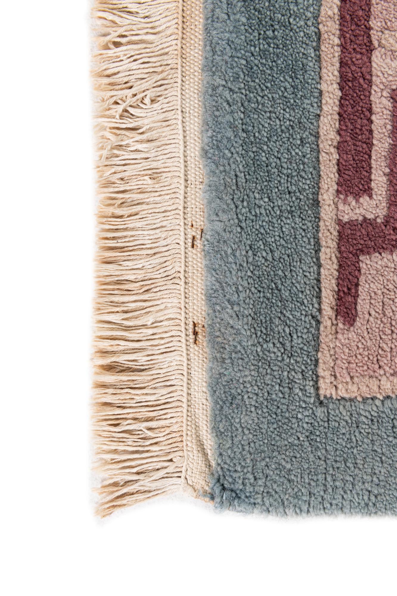 8' 3 x 11' 9 Hand Knotted Tibet Wool Rug