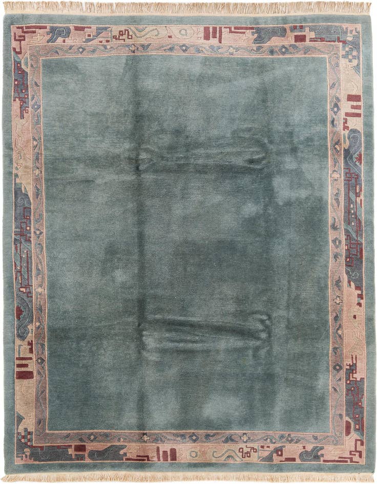 Detail image of 8' 3 x 11' 9 Hand Knotted Tibet Wool Rug