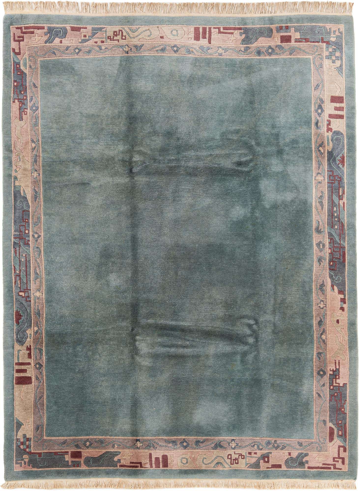 8' 3 x 11' 9 Hand Knotted Tibet Wool Rug