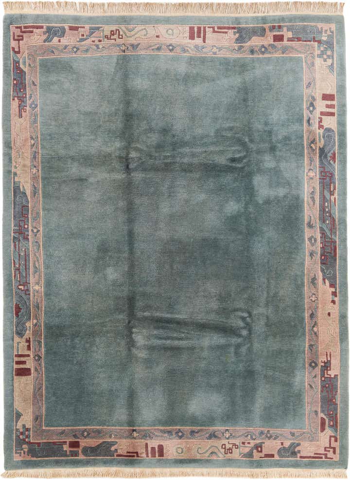 8' 3 x 11' 9 Hand Knotted Tibet Wool Rug