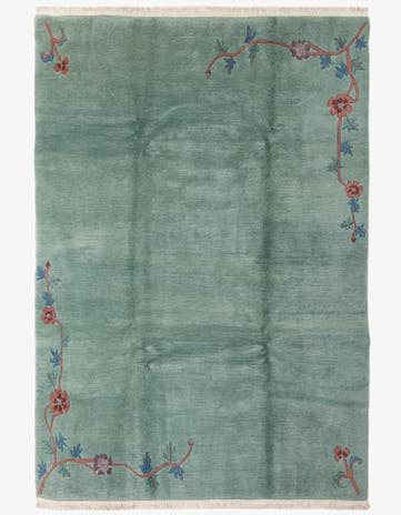 6' 8 x 9' 7 Hand Knotted Tibet Wool Rug