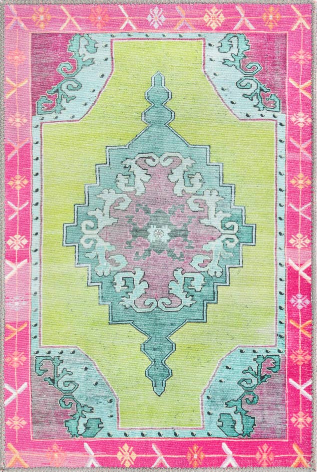 Detail image of 2' x 3' Washable Timeless Rug