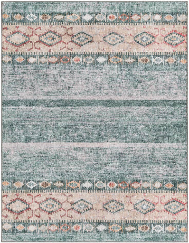 Detail image of 3' 6 x 5' 6 Washable Timeless Rug