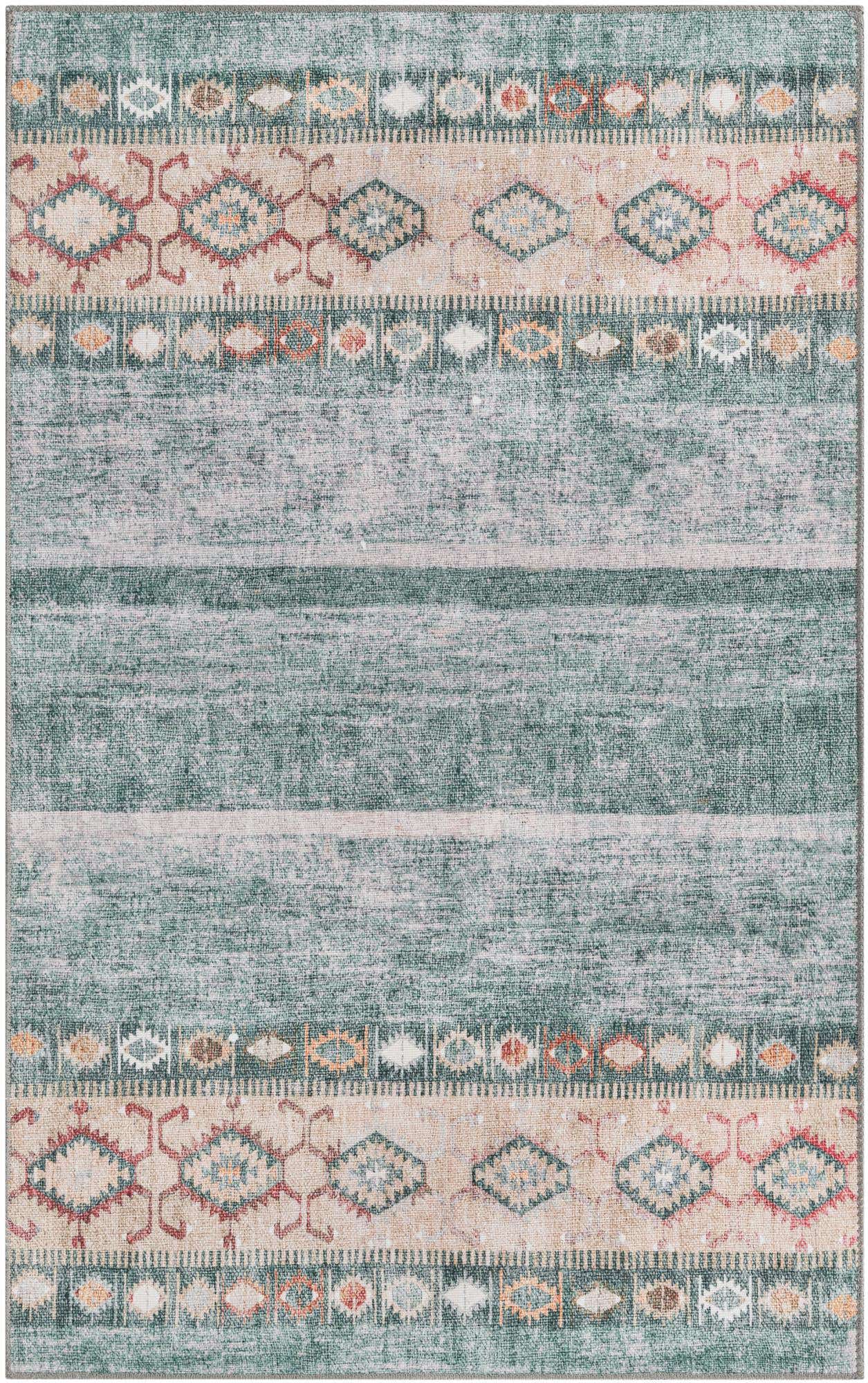 3' 6 x 5' 6 Washable Timeless Rug