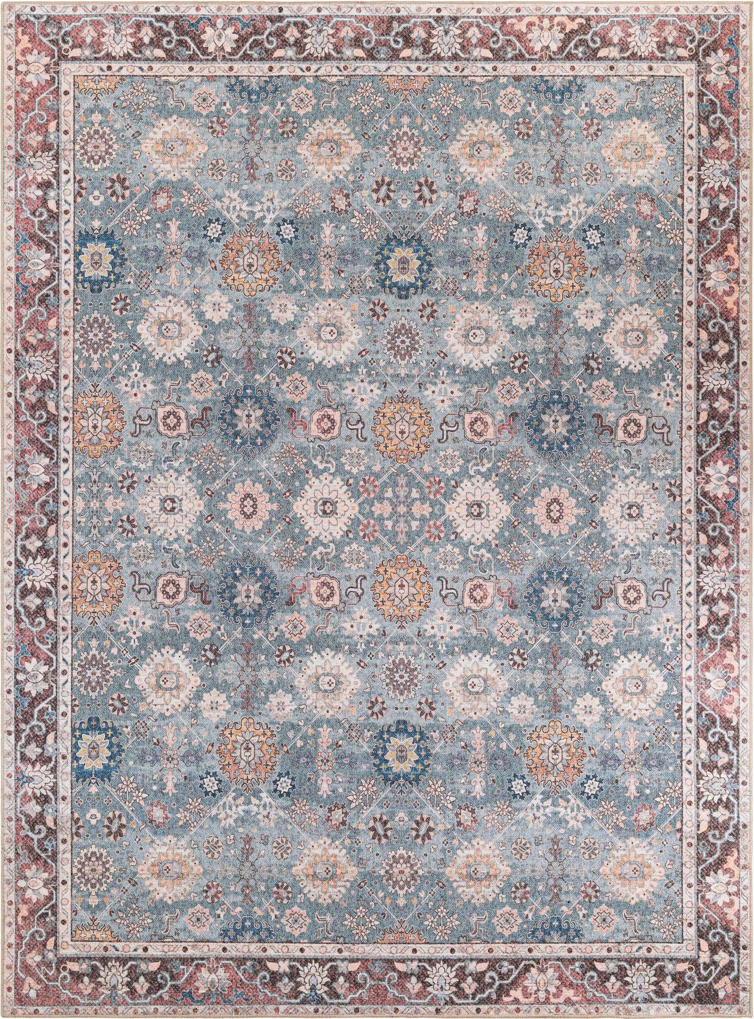 9' 5 x 13' 1 Washable Timeless Rug