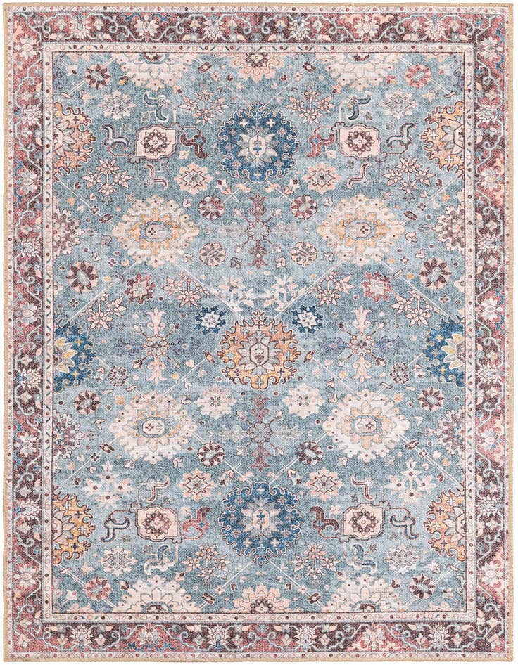 Detail image of 4' 1 x 6' 1 Washable Timeless Rug