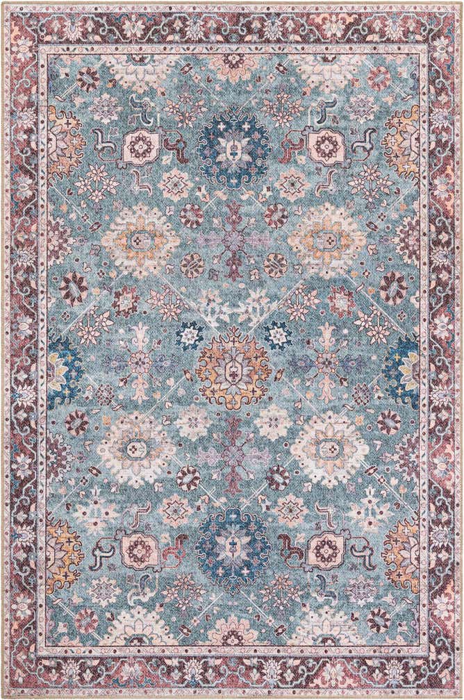 6' 1 x 9' Washable Timeless Rug