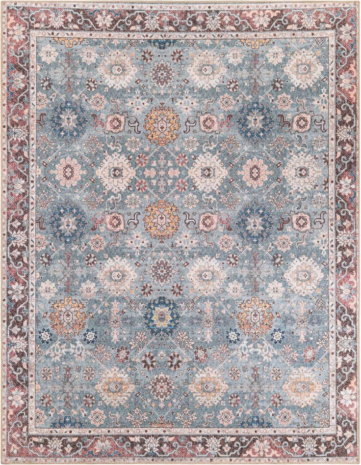 Detail image of 7' 10 x 10' Washable Timeless Rug