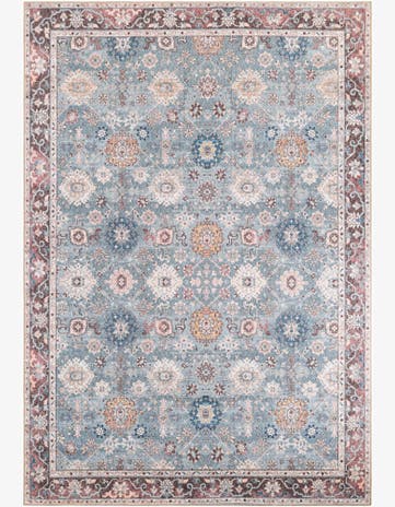Green Washable Timeless Rug