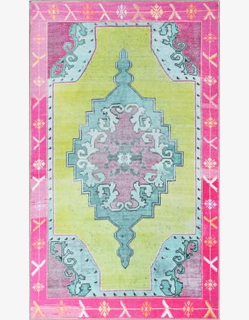 5' x 8' Washable Timeless Rug