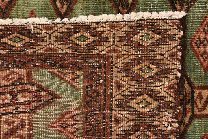 2' 10 x 5' 5 Hand Knotted Torkaman Persian Wool Rug