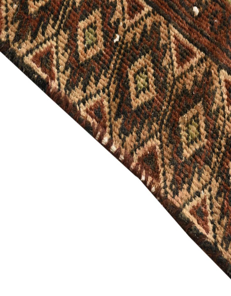 Detail image of 2' 10 x 5' 5  Hand Knotted Torkaman Persian Wool Rug