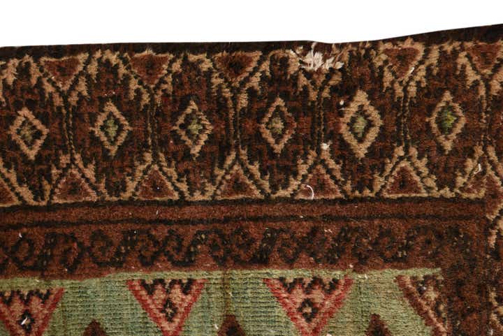 2' 10 x 5' 5 Hand Knotted Torkaman Persian Wool Rug