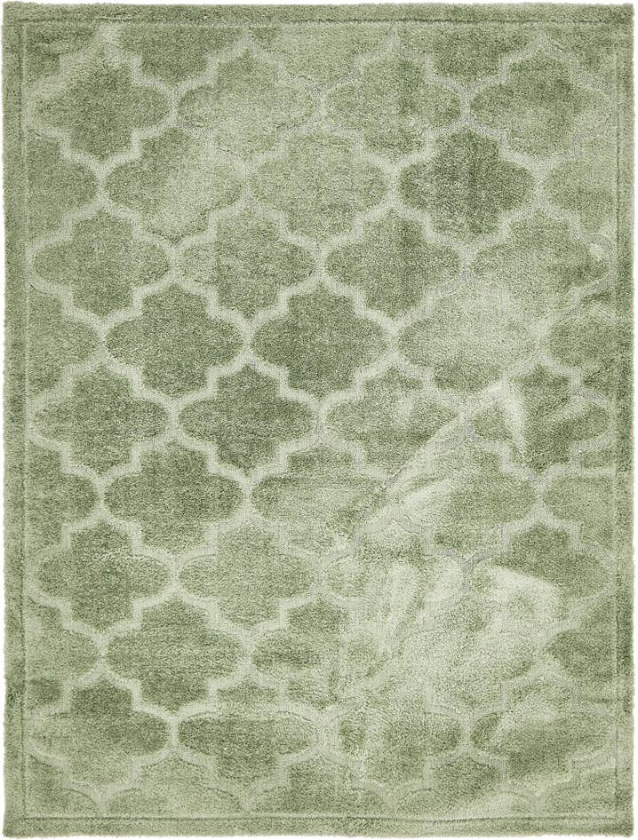 Detail image of 9' x 12' 2 Trellis Shag Rug
