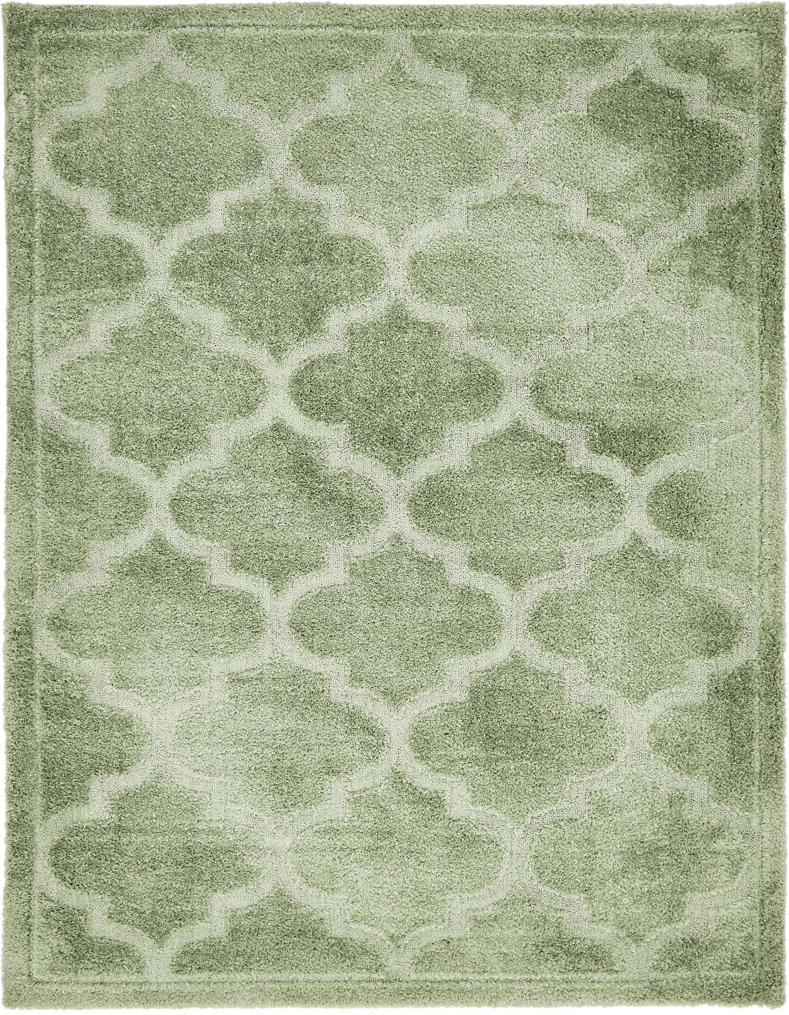 8' x 10' Trellis Shag Rug