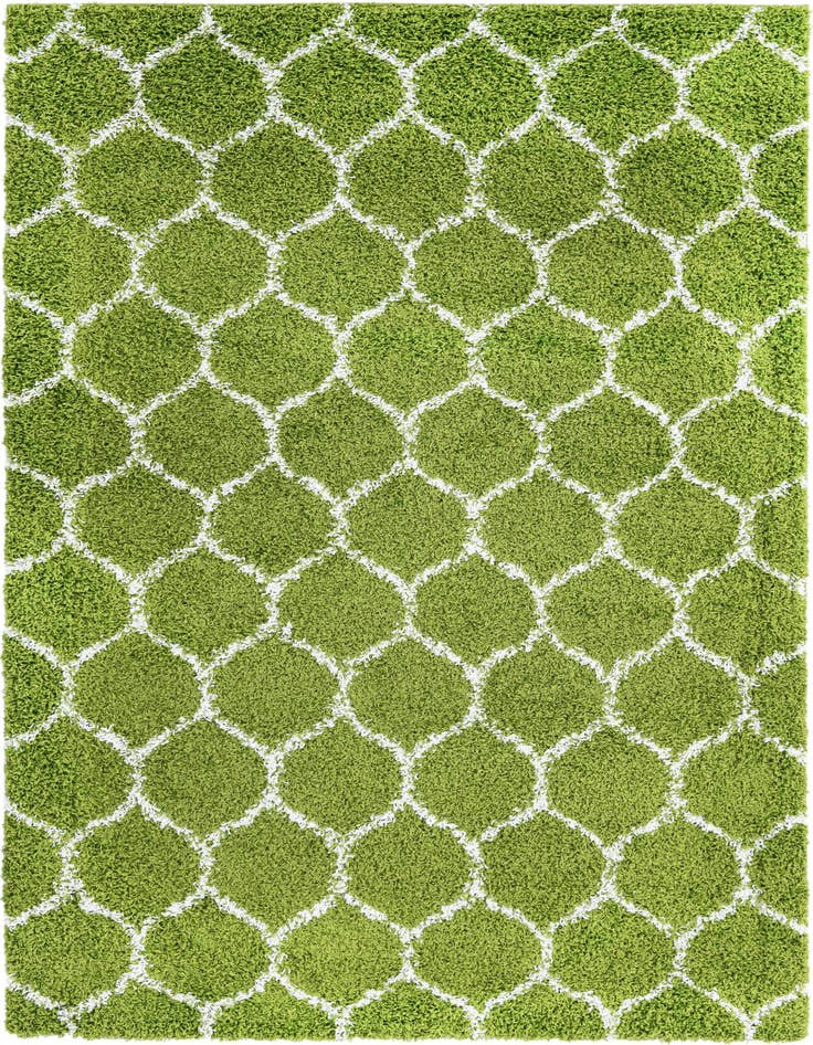 Detail image of 6' x 9' Trellis Shag Rug