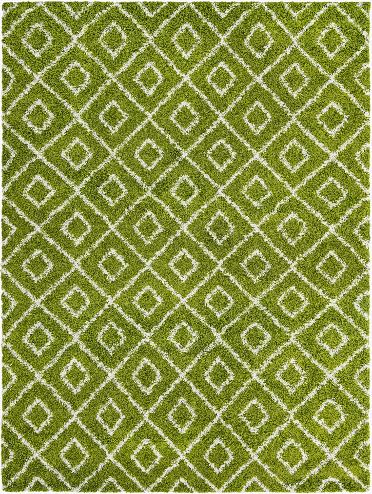 9' x 12' Trellis Shag Rug