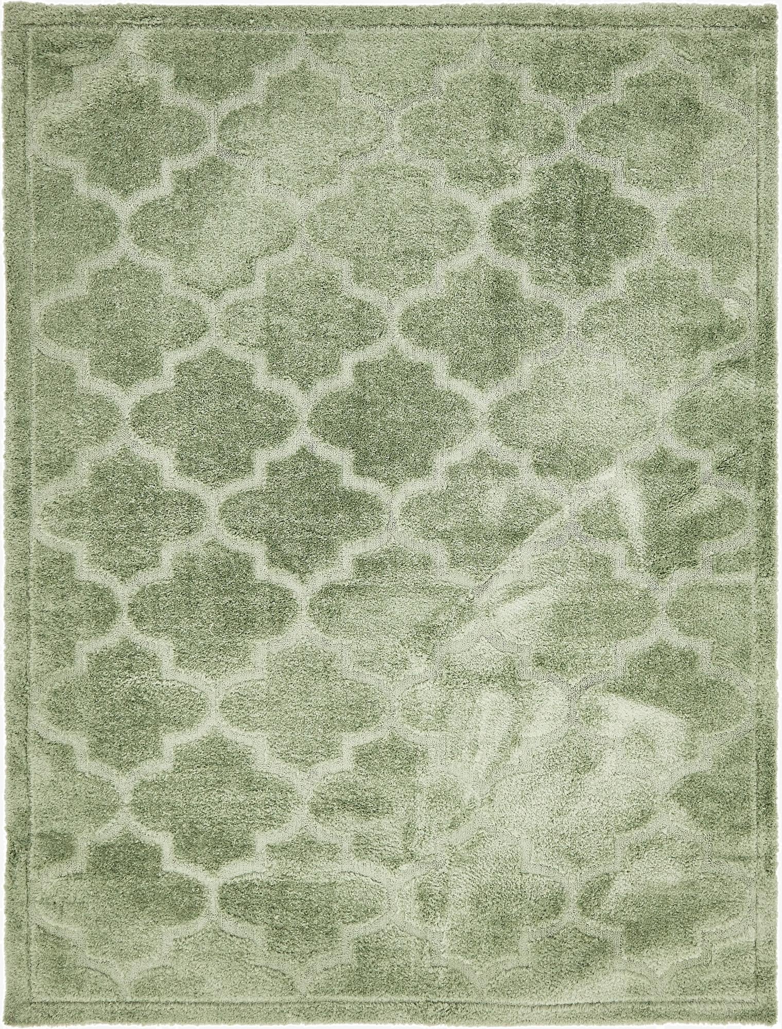 9' x 12' 2 Trellis Shag Rug