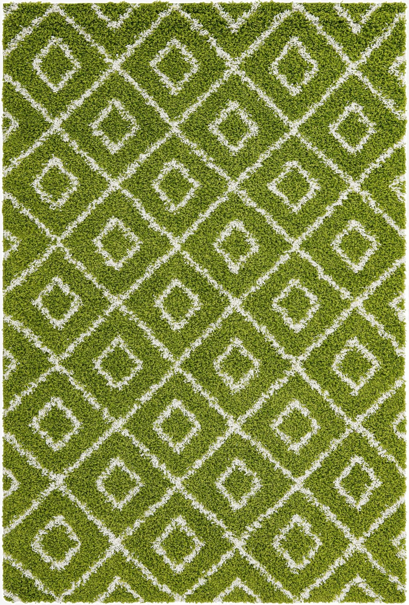6' x 9' Trellis Shag Rug