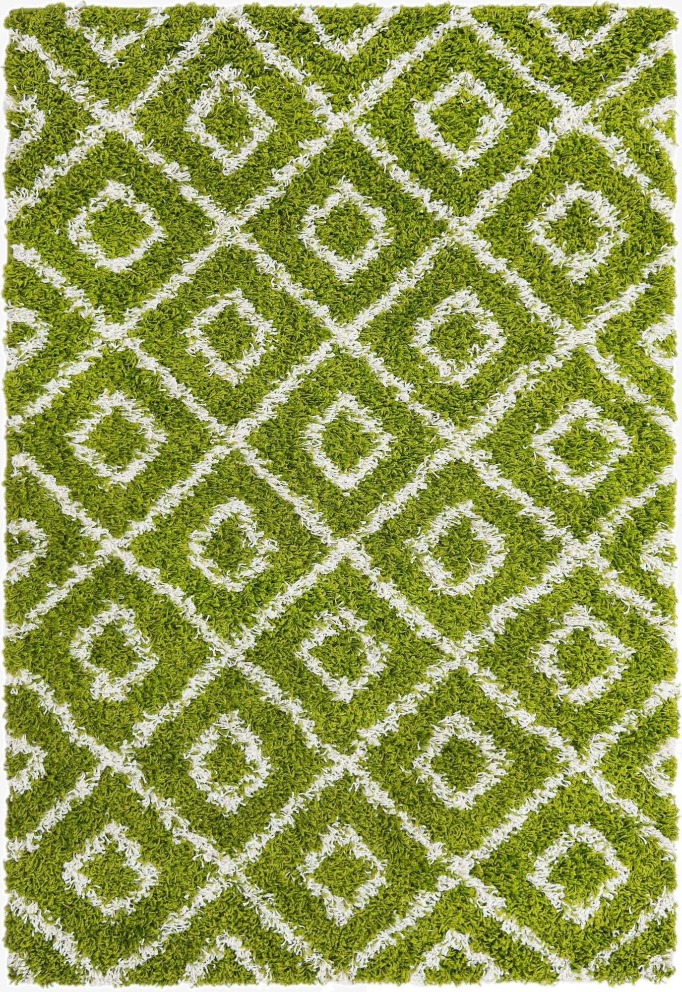4' x 6' Trellis Shag Rug