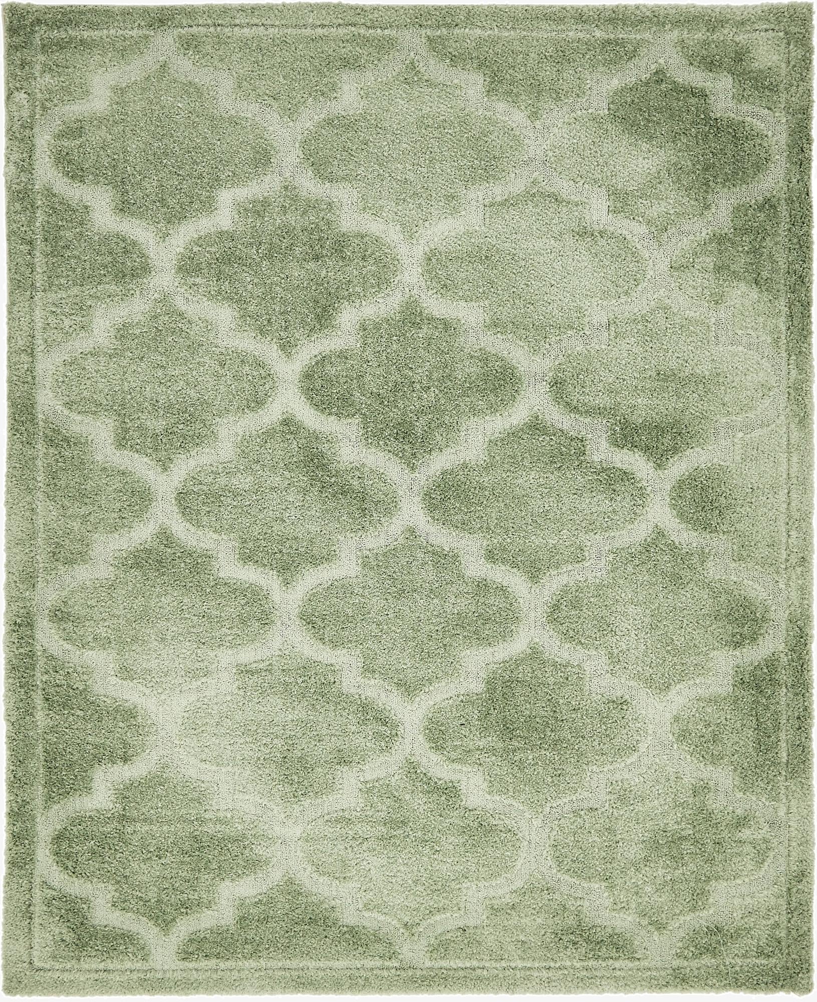 8' x 10' Trellis Shag Rug