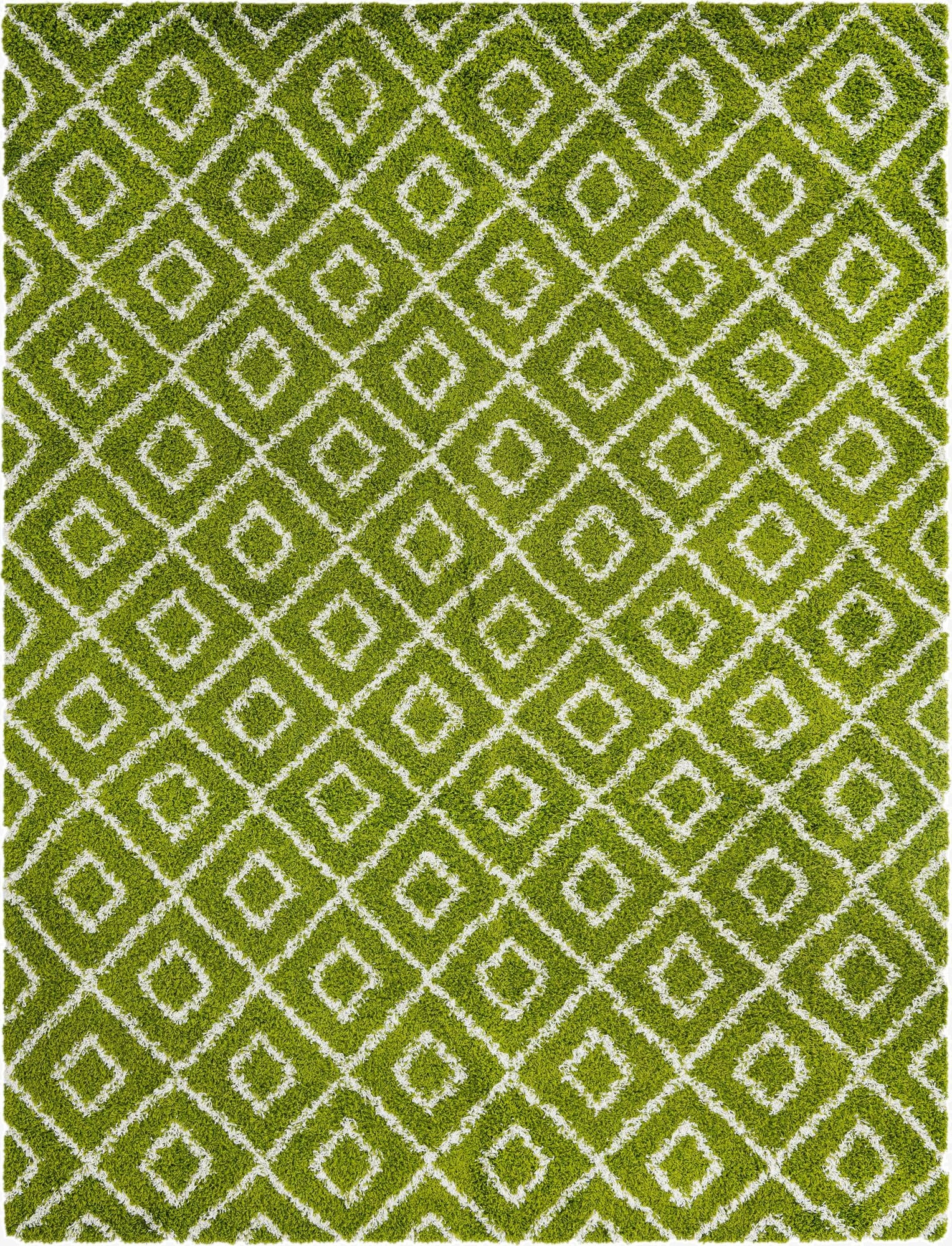 10' x 13' Trellis Shag Rug