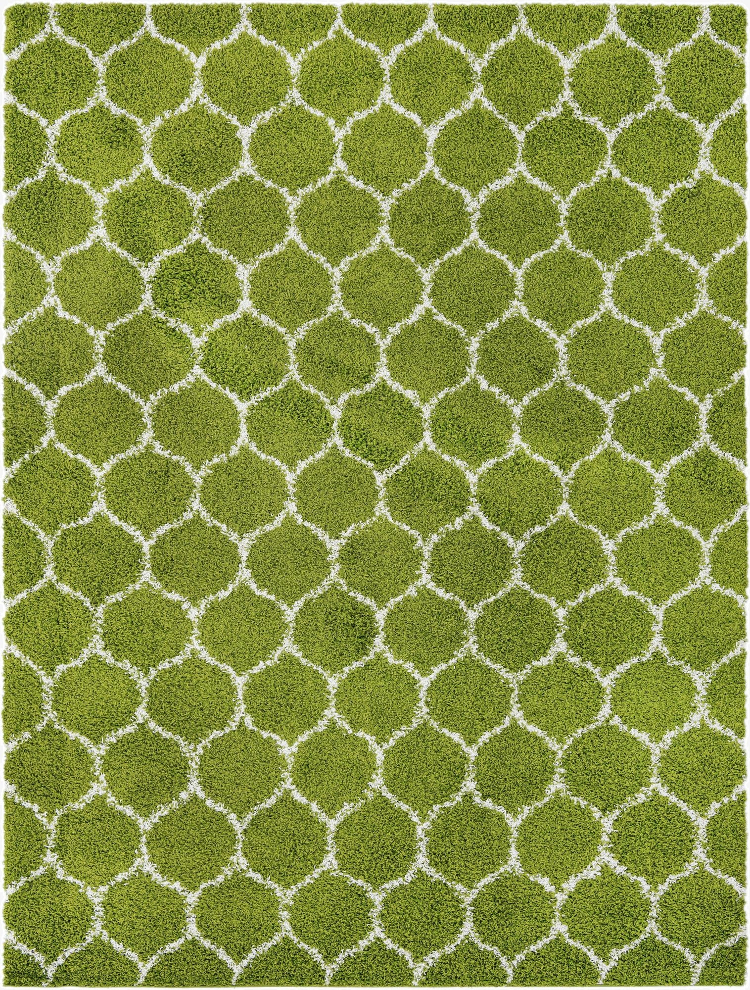 9' x 12' Trellis Shag Rug