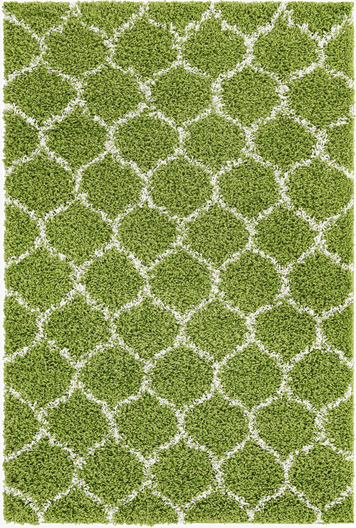 4' x 6' Trellis Shag Rug