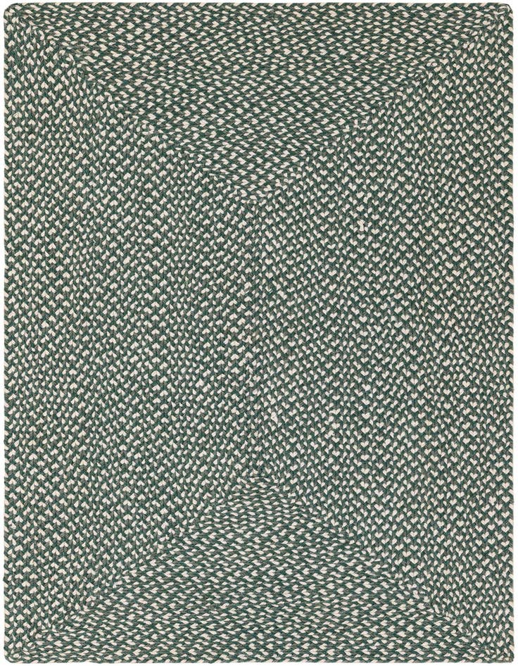 Detail image of 3' 1 x 5' 1  Hand Tweed Braided Jute Rug