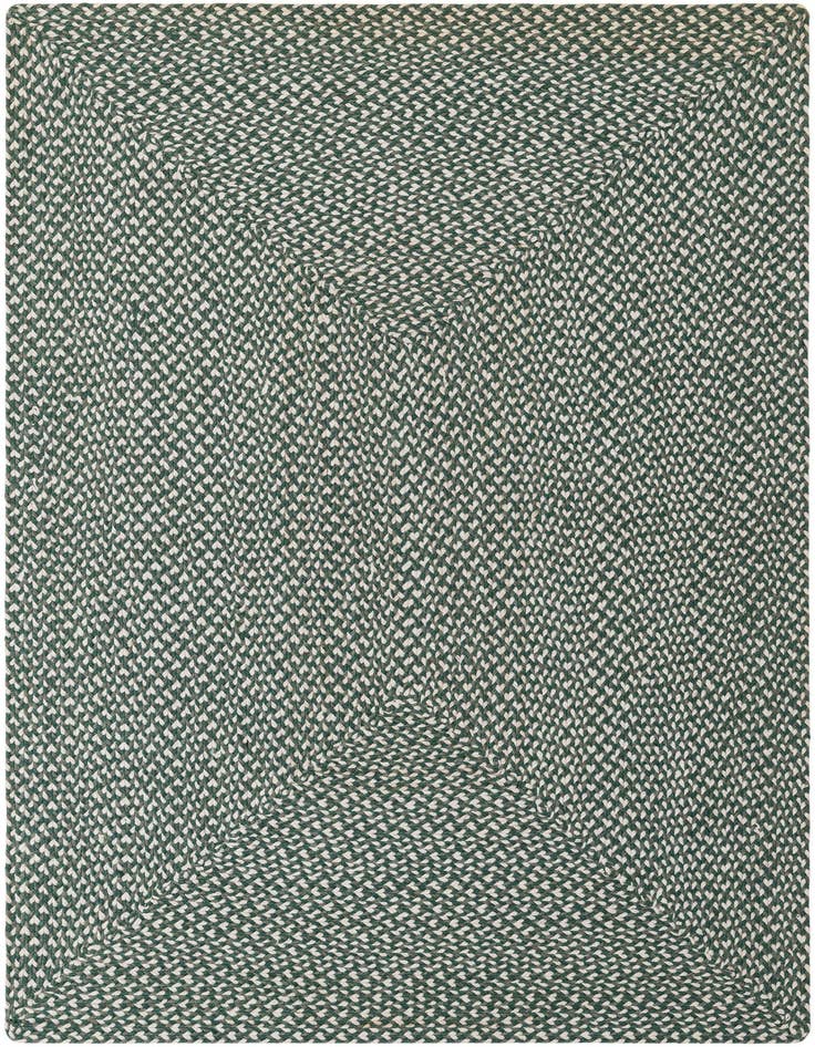 Detail image of 4' 1 x 6' 1  Hand Tweed Braided Jute Rug