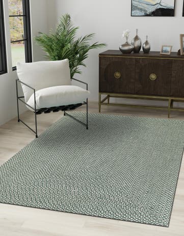 3' 1 x 5' 1 Handmade Tweed Braided Jute Rug