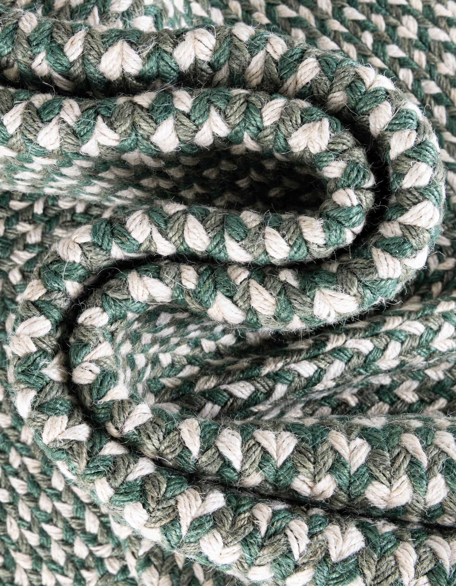 3' 1 x 5' 1 Handmade Tweed Braided Jute Rug