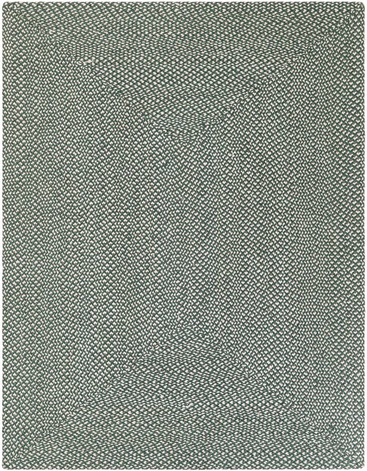 Detail image of 5' 1 x 8'  Hand Tweed Braided Jute Rug