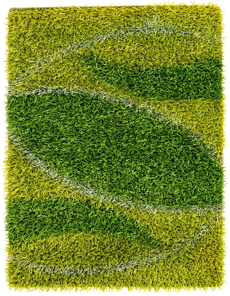 Detail image of 3' x 5' 4  Hand Knotted Two-Tone Shag Oriental Rug