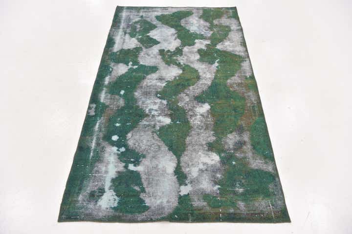 3' 7 x 6' 2 Hand Knotted Ultra Vintage Persian Wool Rug